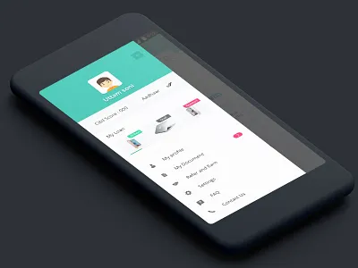 Side Menu 2 clean design minimal need side menu ui usability ux