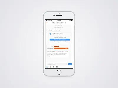 Insights: Chat Support bot chat help support ui ux