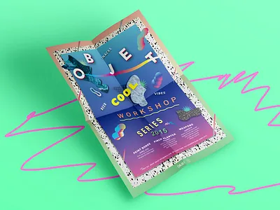 OBJET Cool Workshop & Pop Up Promo Materials campaign ceramics collaboration design digital event experimental graphic design identity kansas city social