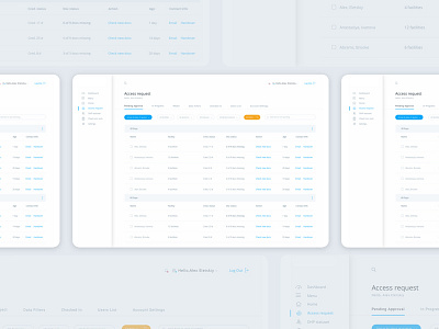 Healthcare Access Dashboard access application dashboard health healthcare interface medical productdesign ui ux webdesign