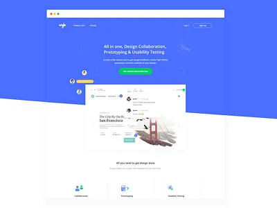 Evrybo Landing page app evrybo icon landing landing page minimal ui webdesign website