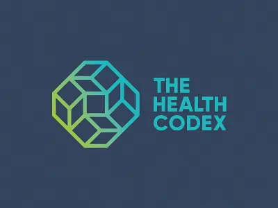 The Health Codex being codex cube geometry health logo mark sacred symbol well