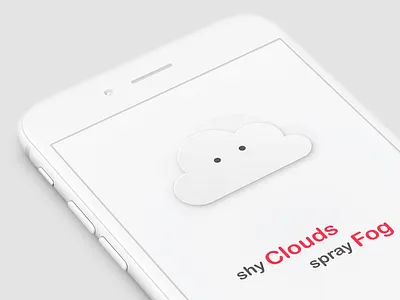 Fog Spray app illustration interaction interface ios kids learn mobile teach temperature weather