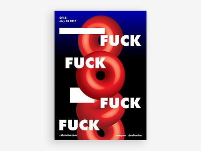 Day 015 black blood circle daily graphic design poster red vector