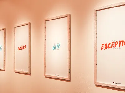 #Thinkcontent 2017 Summit Poster Set art event frame museum posters