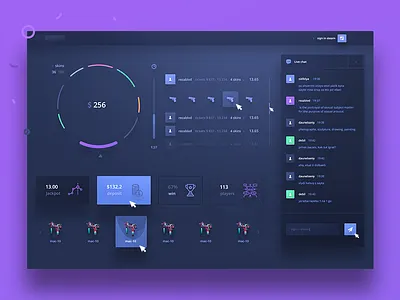 Roulette blue counter strike csgo dashboard double material design patrickreza roulette ui ux