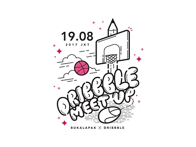 Bukalapak Dribbble meet up app badge desktop dribbble dribbble meet up icon illustration jakarta logo typography ui ux