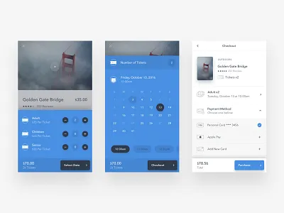 Checkout app design flat interface iphone journal minimal photography type typography ui ux