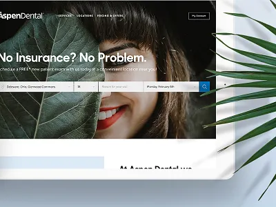 Aspen Dental Concepts appointment dental design ipad iphone responsive web website