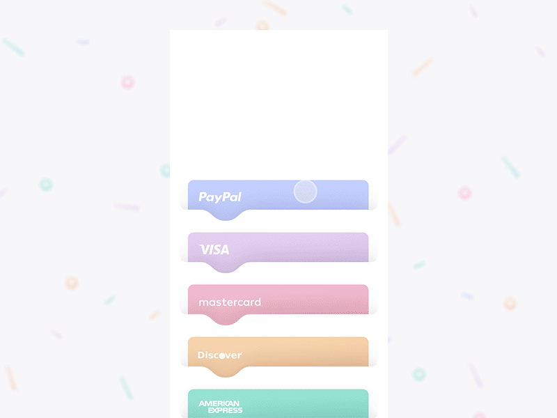 Cards Interactions! app apple cards interactions ios mobile payment paypal visa wallet
