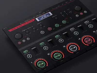 Boss Rc 505 Loop Station 505 beatbox boss dj icon ipad iphone loop music station ui ux