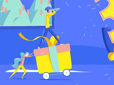 30's Birthday - Zoom ! 30 birthday card gift happy illustrator invitation little people