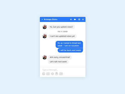 FB Like chatbox .sketch freebie chat clean facebook ui ux web webui