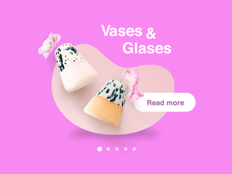 Morphing Slider animation ceramics colors cups morphing slider mugs slider svg ui