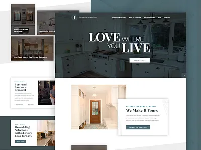 Remodeling Website Concept home remodeling website