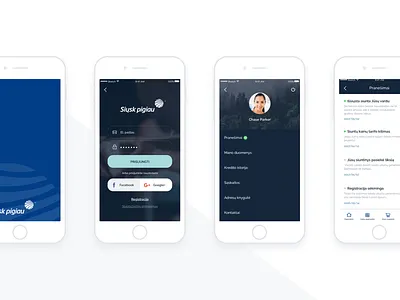 Siųsk pigiau iOS app design app clean design ios simple