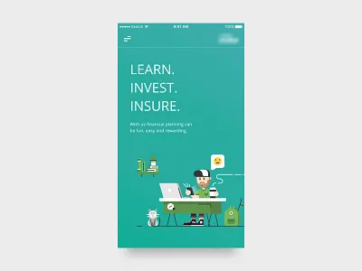 Style Test character character design design flat design green illustration minimal ui mobile app style ui vector