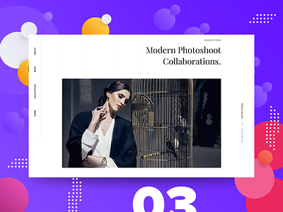 Fashion Theme Final Version colorful design fashion minimal ui ux web