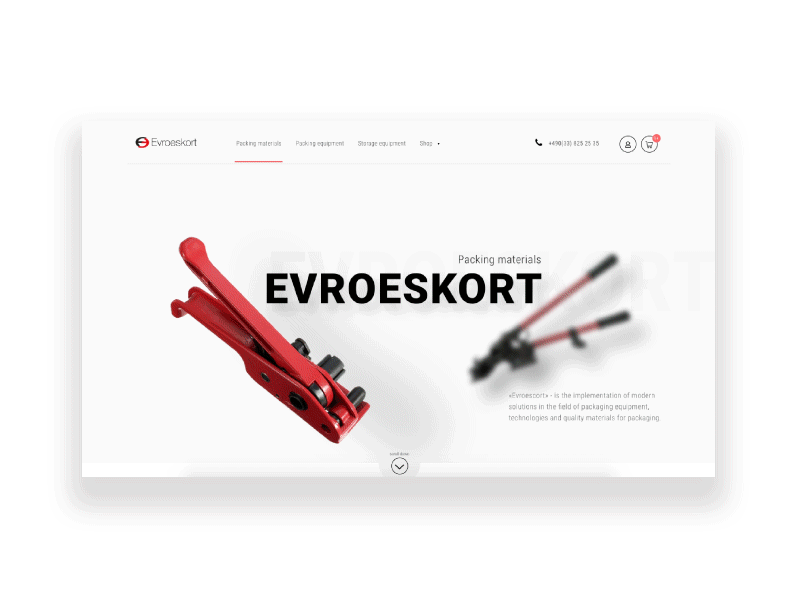 Evroeskort Website design malachite parallax team tools ui ukraine ux web