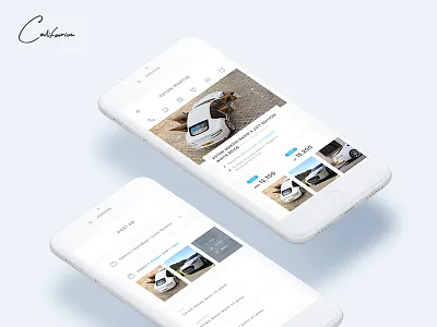 Classified App Redesign ad ads app aston martin classified icons list map material mobile pin post ad