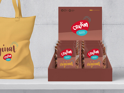 Creäm brownies display exhibitor