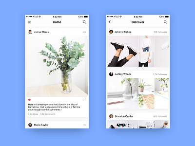 Feed App | Free .Sketch #6 app clean dailyui freebie minimal minimalism photo ressource sketch ui user ux