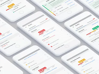 OLA - Performance Management System for Driver partners cabs driver icons illustration management minimal mobile olacabs performance score ui ux