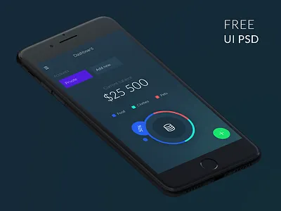 Free Wallet App card credit design finance free freebie mobile money payment ui ux wallet