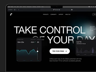 Productivity SaaS - Landing page Webflow