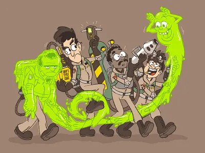 Ugly Little Spud cartoon ghostbusters poor peter