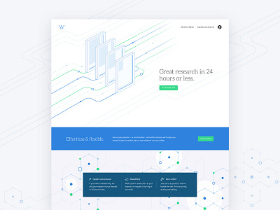 Wonder Home about homepage illustration marketing startup ui web