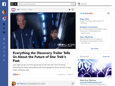 Facebook Remix 2017 design facebook redesign remix ux