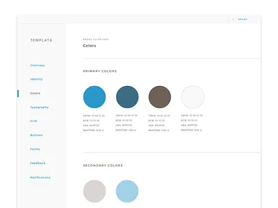 Style Guide Template branding pattern library style guide styleguide template ui web design website