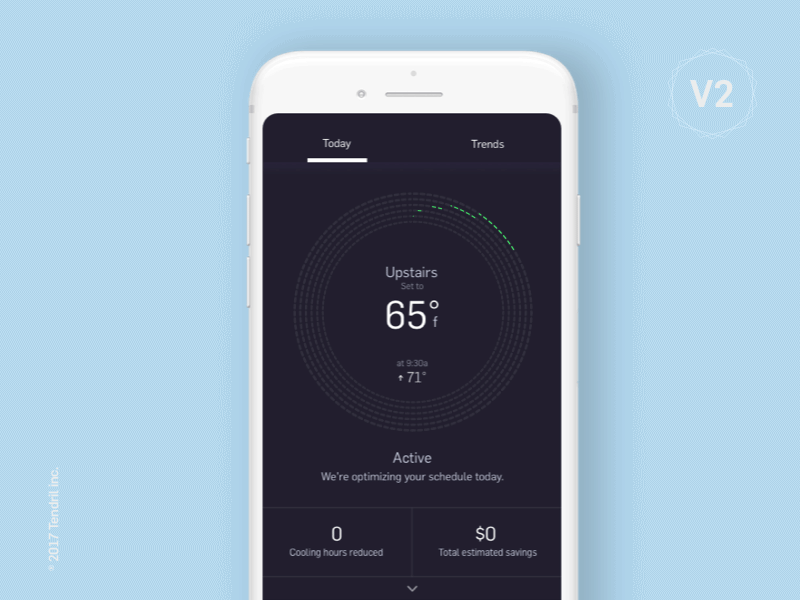 Active States animation design energy mobile modern motion progress ui