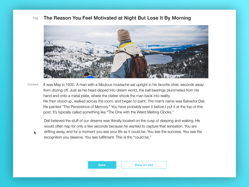 MUUZE article chrome creator editor muuze plugin quote text ui