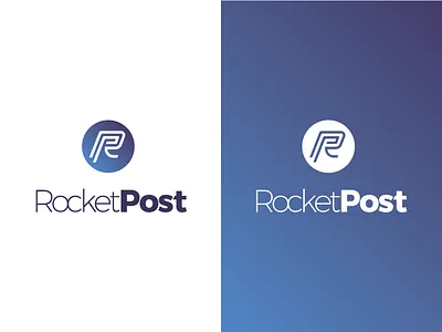 RocketPost Logo branding identity logo mark