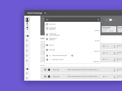 Data Ingestion Forum - Wireframes analytics b2b data flipkart forum ingestion platform search web wireframes
