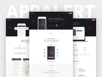 AppAlert Website appalert bus drop hyperlocal kids location map parents pick school stop track