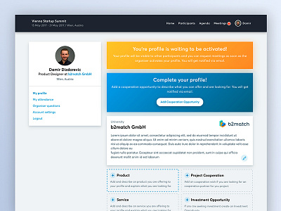 Profile Dashboard Alerts & Notifications alerts dashboard notifications profile