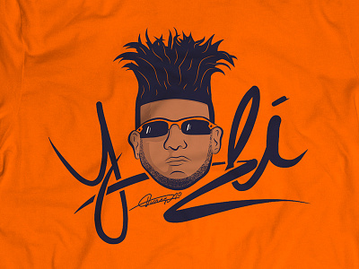 Yuli Promo T-Shirt astros baseball giveaway gurriel houston mlb promotion shirt sports t shirt yuli