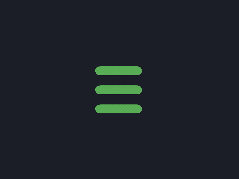 🍔 <-> ❌ (version 2) animation close css css3 html l material menu motion open svg