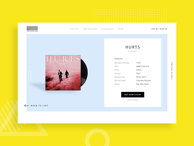 Store for sale vinyl records graphic design music record store uiux vinyls