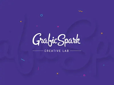 GraficSpark Creative Lab branding creative lab font graficspark logo logotyp typography visual identity
