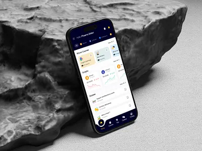 BoredTrade – Crypto Learning Mobile Application android app ui crypto dashboard crypto education crypto learning crypto trading crypto wallet design educational app finance app fintech app interactive learning ios app ui mobile app dashboard mobile app prototype mobile app ui mobile application mobile ui design trading app ui trading mobile application ui ux design