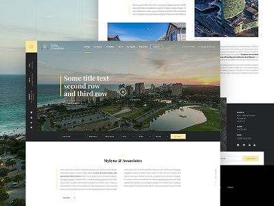 Real estate website W.I.P 2017 estate flat real ui web webdesign webpage website
