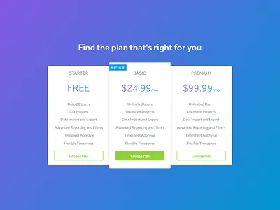 Plans and pricing plans pricing ui userexperience userinterface ux website