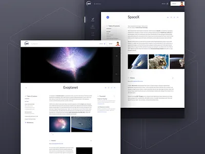 Lunyr Dapp app card chart clean dash dashboard layout responsive ui ux web website