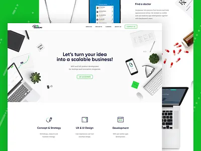 EL Passion Homepage Redesign contact cta home icons landing page redesign softwarehouse testimonials web webdesign