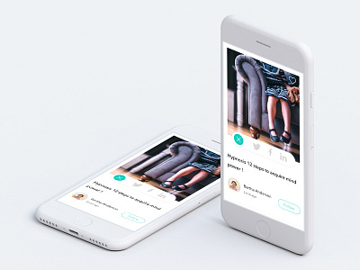 Blog page design blog ios ui ux