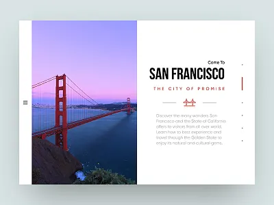 Come To San Francisco clean digital flat icon icons inspiration minimal travel ui ux web